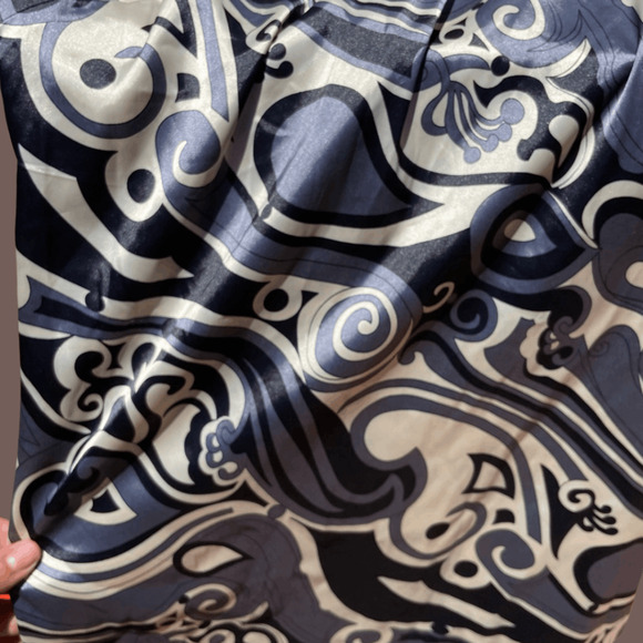 Forever A-Line Dress | Black Gray Swirl | Size M | Vintage Y2K - Picture 4 of 5